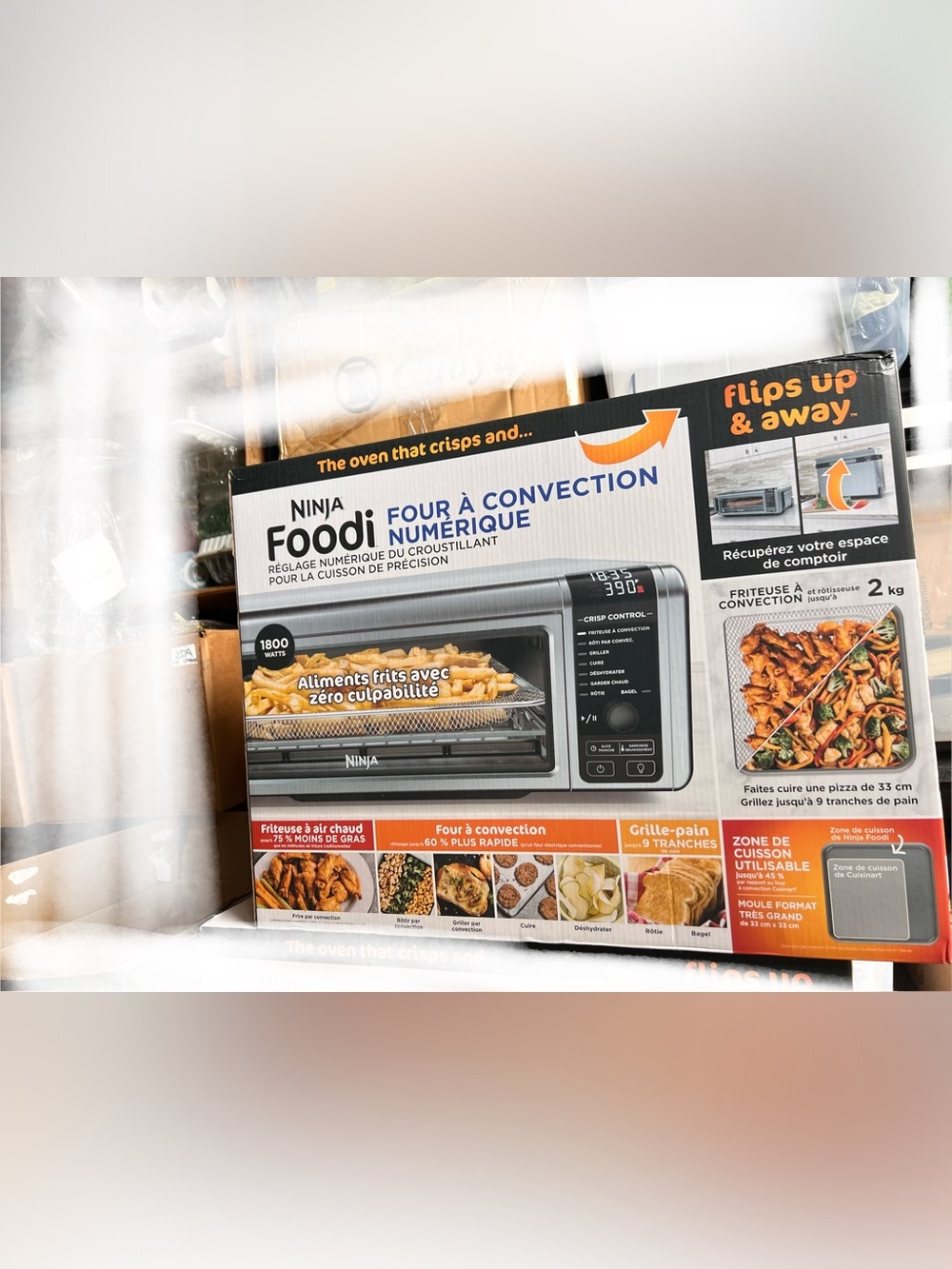 SP101C Ninja® Foodi™ Digital FLIP UPl Air Fry Oven